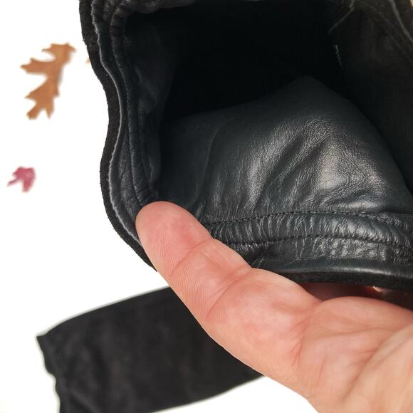 Paul Green Black Suede Over-the-Knee Boots | Equestrian Chic Meets Euro Street - Picture 11 of 16